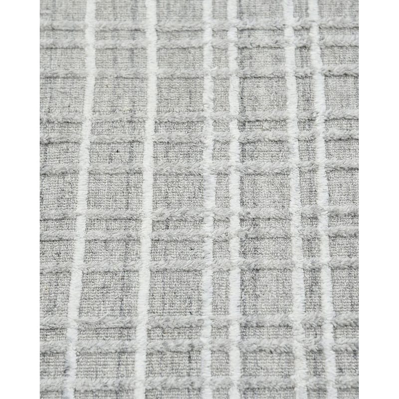 Overton Handmade Modern Contemporary Geometric Area Rug
