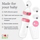 preview thumbnail 6 of 7, Tadpoles 4 oz Silicone Baby Food Dispensing Spoon 2 Pack - Includes Stopper (Pink)