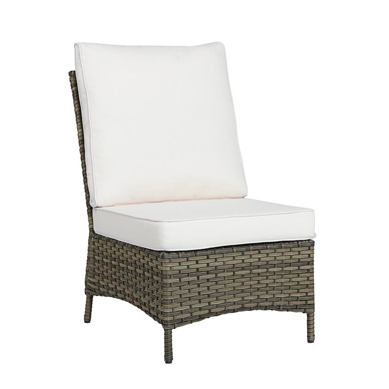 6 Pieces Outdoor Rattan Patio Furniture Set