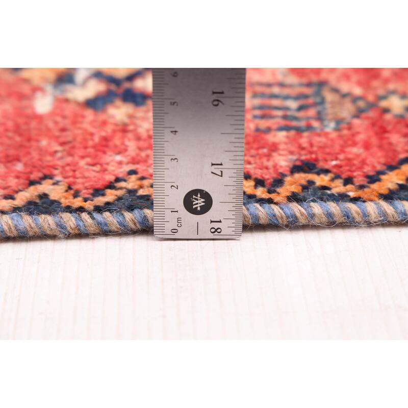 ECARPETGALLERY Hand-knotted Antalya Vintage Red Wool Rug - 3'10 x 5'11