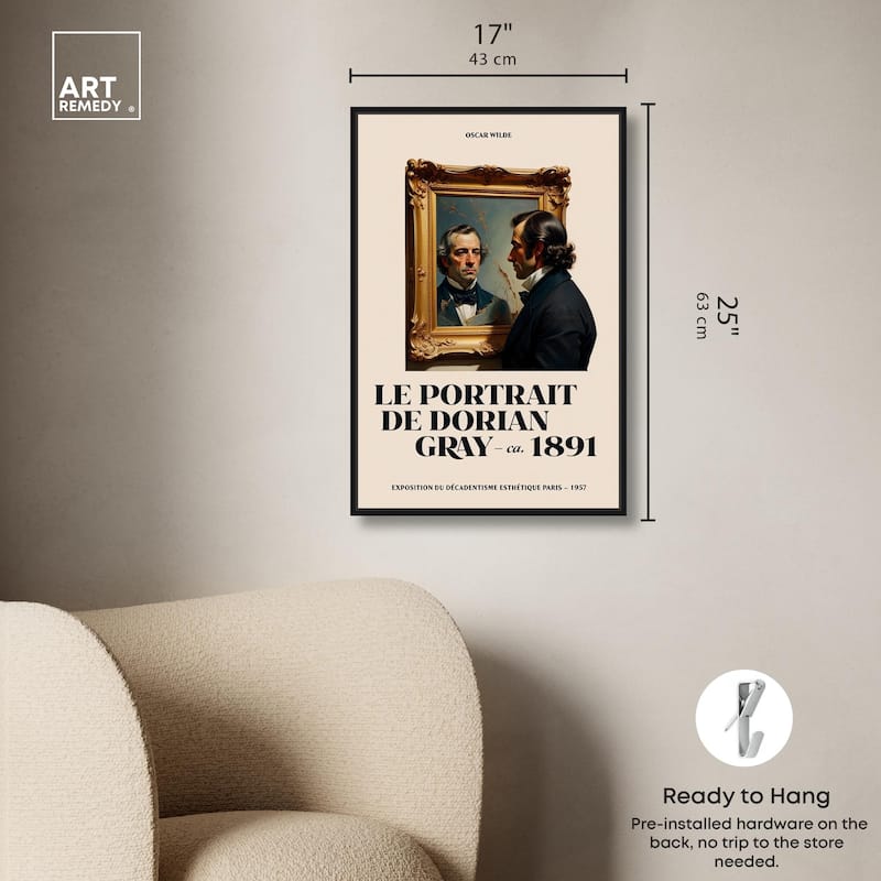 Decadent World of Dorian Gray Canvas by Art Remedy