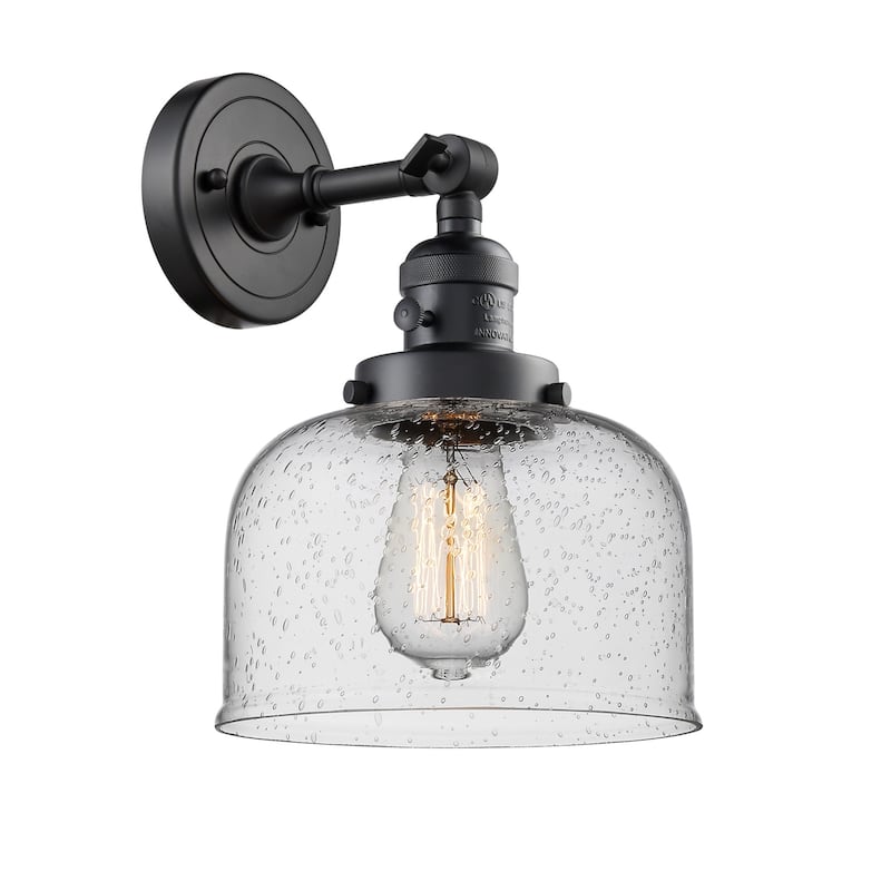 Innovations Lighting Large Bell Single Light 12" Tall Bathroom Sconce