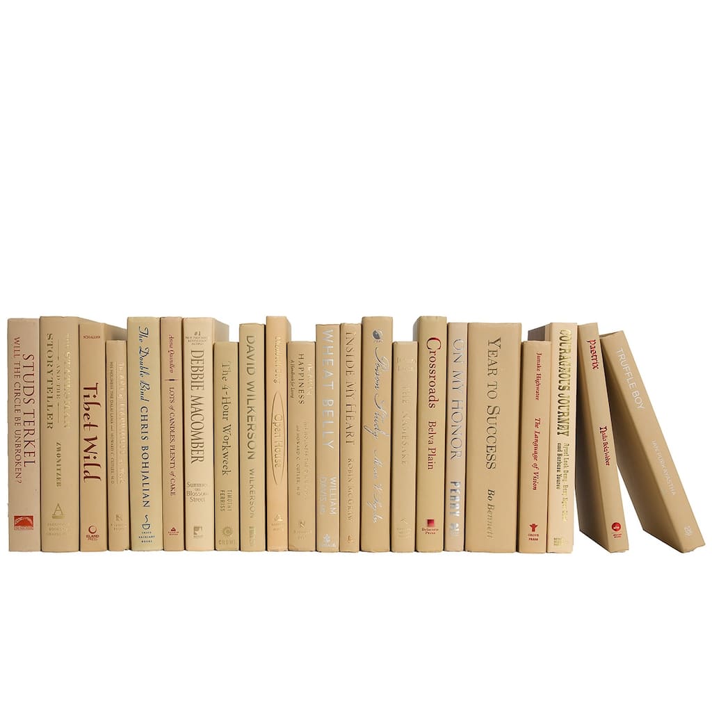 Books Tan Decorative Accessories: Sandalwood Color By The Foot