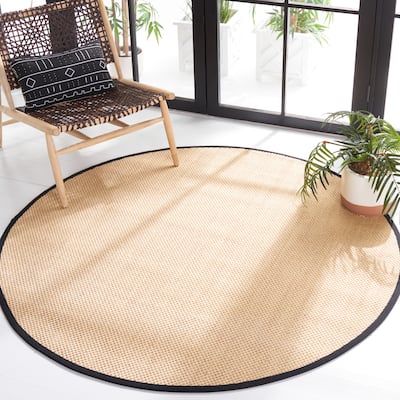 SAFAVIEH Natural Fiber Venus Casual Border Sisal Rug
