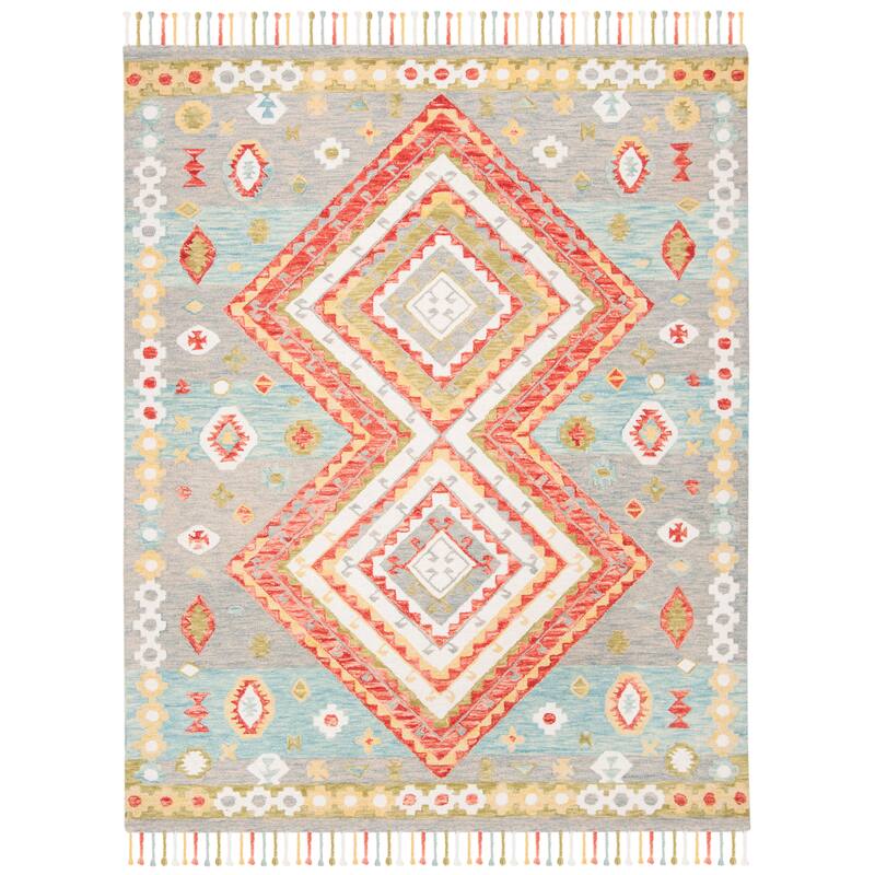 SAFAVIEH Handmade Aspen Impi & Eclectic Tribal Wool Rug