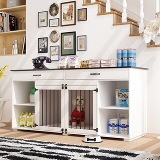 Multi-Functional Luxury Pet Crate Furniture Design with Ample Storage ...