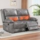 preview thumbnail 17 of 20, AECOJOY 2-Seater Recliner Loveseat with Heat and Massage Function Grey