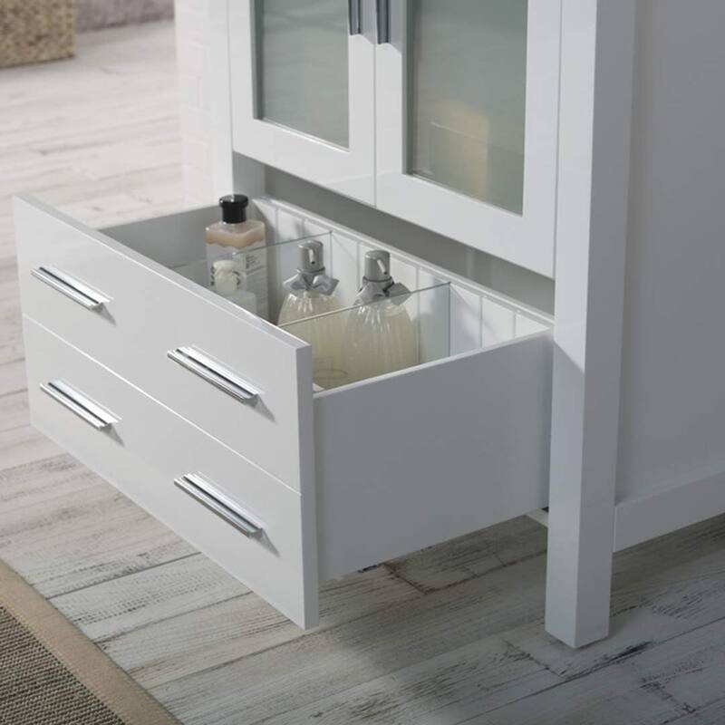 Blossom 30" Bathroom Vanity with Ceramic Sink and Matching Mirror
