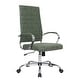 preview thumbnail 5 of 51, LeisureMod Benmar High-Back Adjustable Leather Office Chair Green