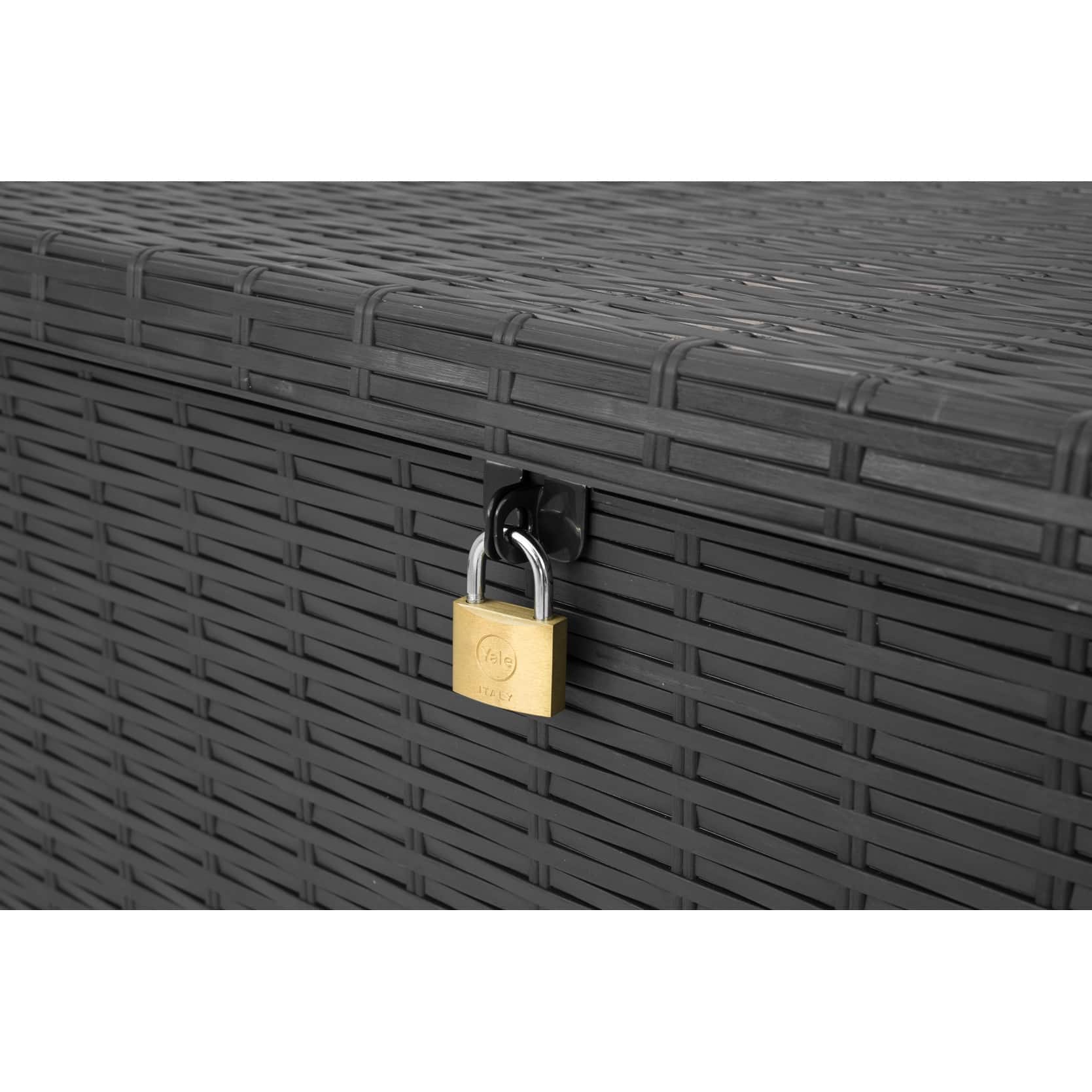 Keter Java 230 Gallon XL Durable Resin Outdoor Storage Deck Box For