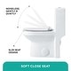 preview thumbnail 6 of 10, Fine Fixtures Dual-flush 1-piece Toilet 10-in. Rough-in w/ Seat