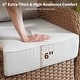 preview thumbnail 162 of 199, Outdoor Patio Sofa Swivel Chair with 6-Inch Thick Cushions Set