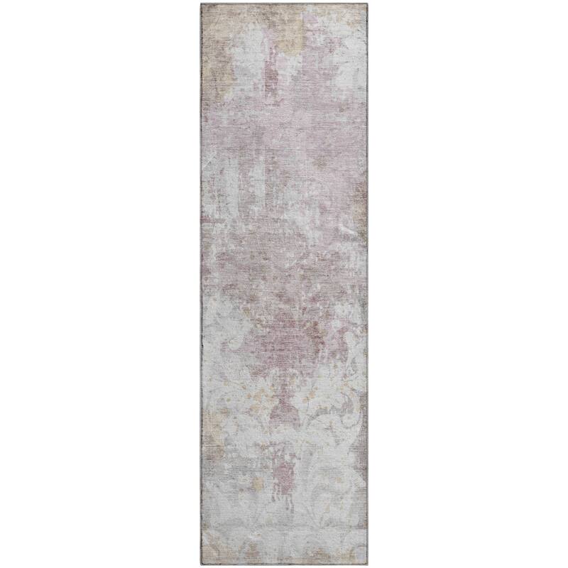 Premium Washable Super Soft Traditional Damask Mayfield Rug