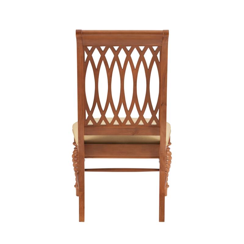 Linon Holden Solid Wood Farmhouse Side Dining Chair (Set of 2)