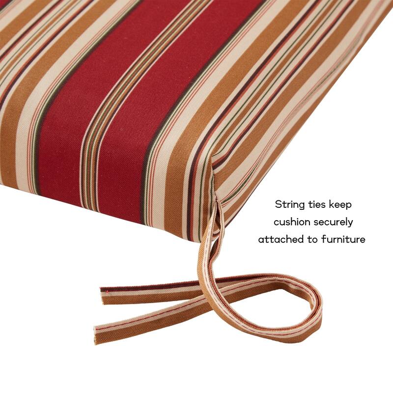 Greendale Home Fashions Outdoor High Back Chair Pad