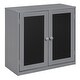 preview thumbnail 14 of 13, Grey Twin Pinewood Loft Bed with Fence and Storage
