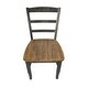 preview thumbnail 62 of 128, International Concepts Solid Wood Madrid Ladderback Chairs, Set of 2 - N/A