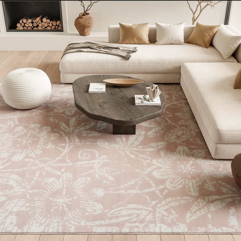 Nourison Whimsicle Country Farmhouse Floral Area Rug