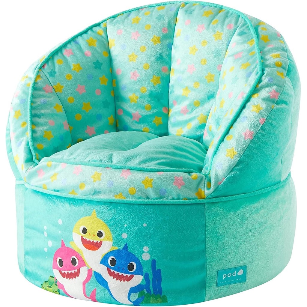 Baby Shark Round Bean Bag Chair