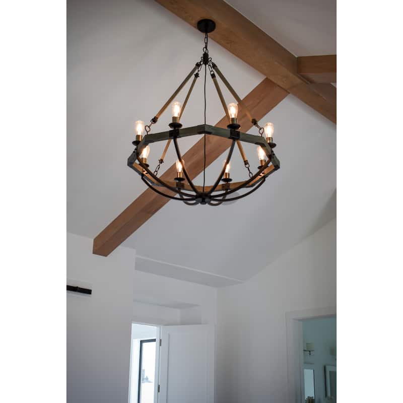 Lodge 8-Light Chandelier