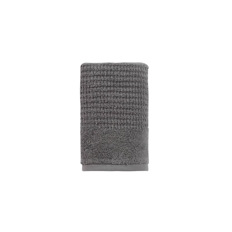 Ozan Premium Home Sorano Collection 100% Turkish Cotton Hand Towel - Grey
