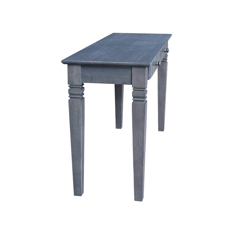 Solid Parawood Java 2-Drawer Sofa Table