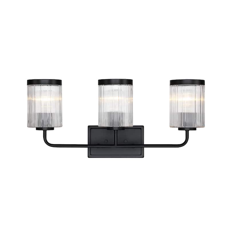 Designers Fountain D335M-3B Aspen 3 Light 24" Wide Vanity Light - Matte Black