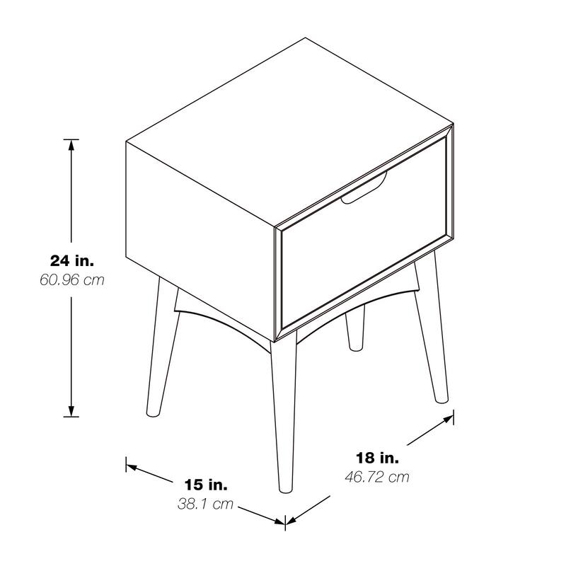 Copenhagen Accent Table with Drawer