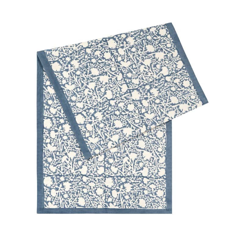 Couleur Nature Meadows Runner - Bleu - 16" x 90"