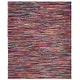 preview thumbnail 12 of 49, SAFAVIEH Handmade Rag Rug Ljubika Casual Stripe Cotton Rug with Fringe 10' x 14' - Multi - Rectangle