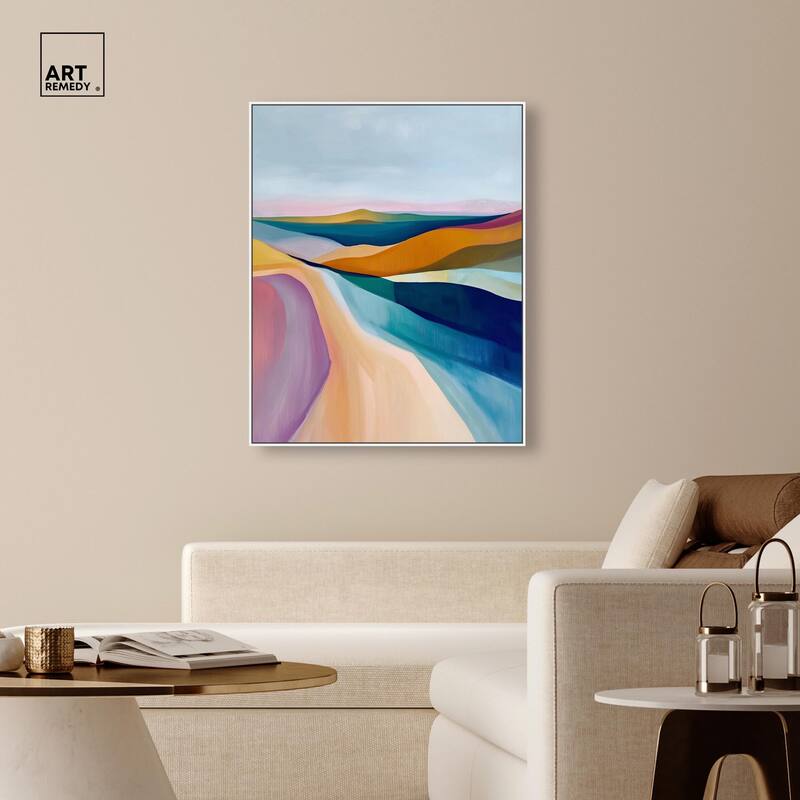 Colorful Dunes II Canvas by Art Remedy