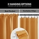 preview thumbnail 20 of 82, Deconovo 2-Pack Thermal Room Darkening Rod Pocket Curtains