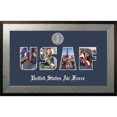Patriot Frames Air Force Collage Photo Honors Frame with Silver Medallion