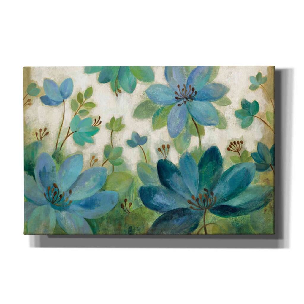 Epic Graffiti 'Peacock Bloom' by Silvia Vassileva, Canvas Wall Art