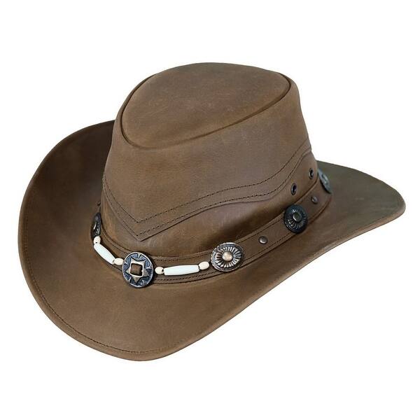 Shop Outback Trading Western Hat Adult Cowboy Suntroy Leather