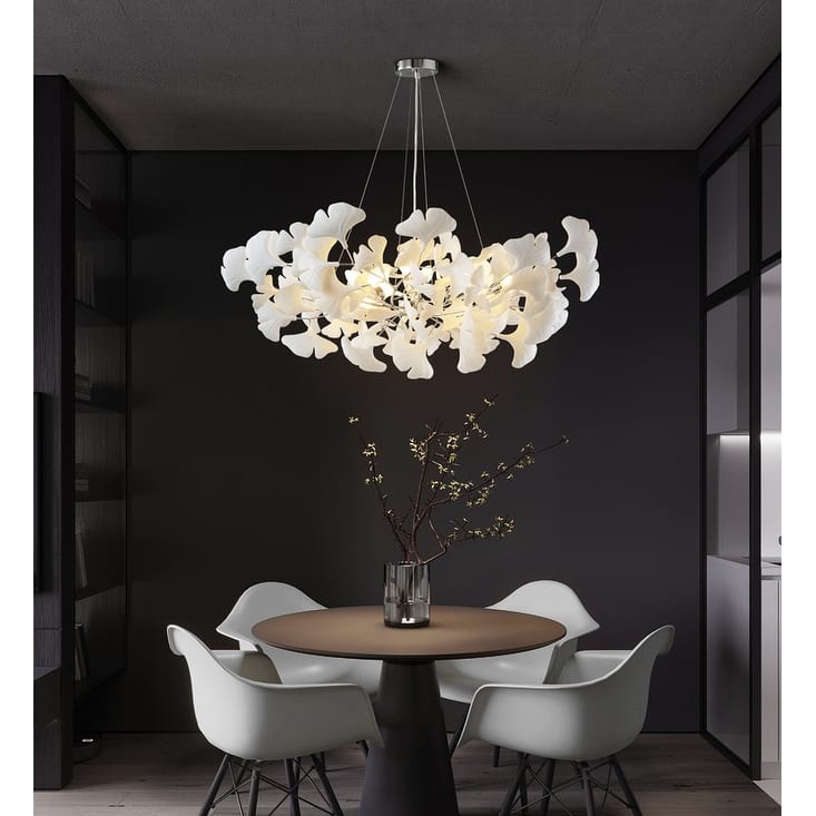 KAYLA Luxury Ginkgo Branch Chandelier for Living Room, Dining Room, Foyer, Kitchen Island