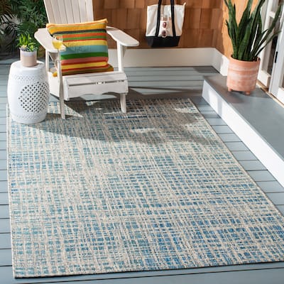 SAFAVIEH Courtyard Shelia Indoor/ Outdoor Waterproof Patio Backyard Rug