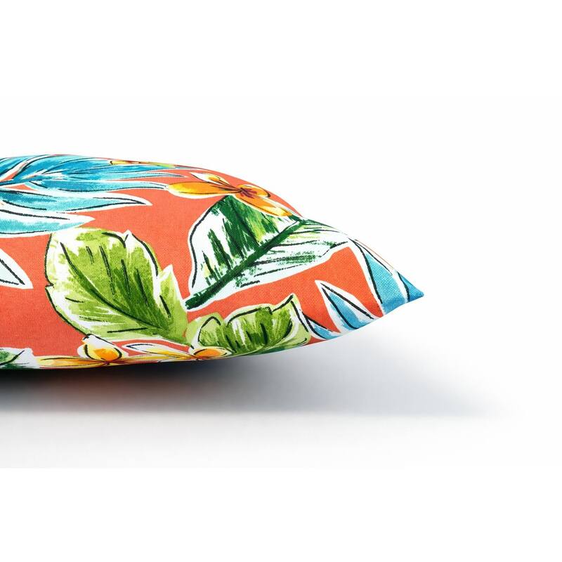 2 Pack Outdoor Throw Pillows, Waterproof & Fade-Resistant Patio Cushions- Soft & Comfortable Decorative Pillow Covers (18x18")