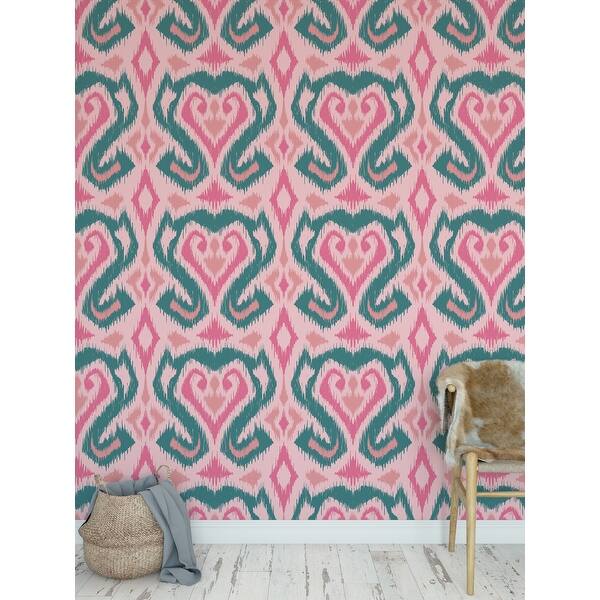 Shop Cupcake Pink And Green Peel And Stick Wallpaper By Kavka
