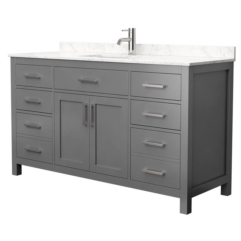 Wyndham Collection WCG242460SCCUNSMXX Beckett 60" Free Standing Single