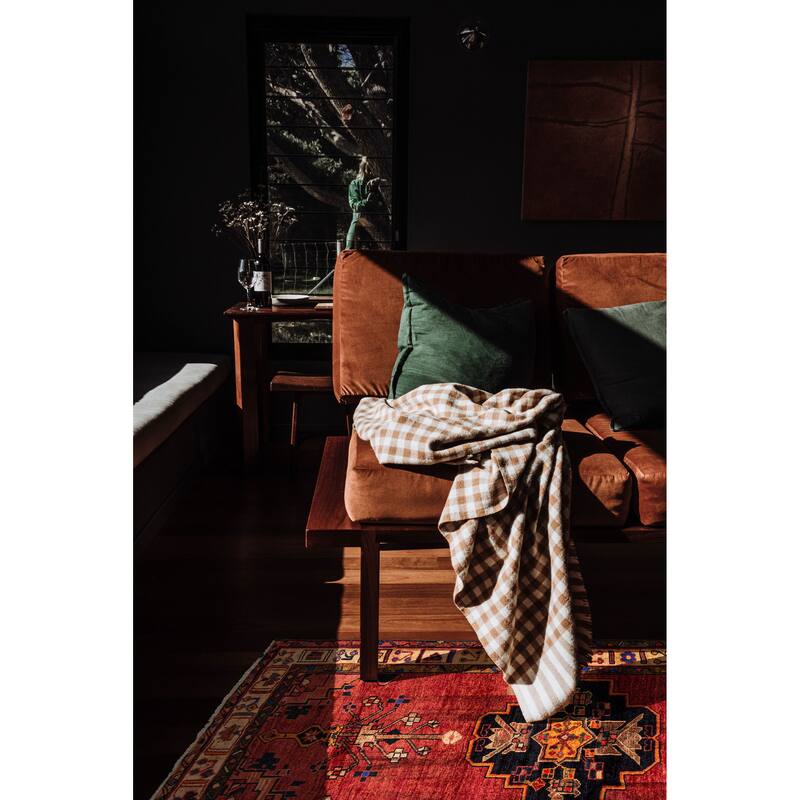 ECARPETGALLERY Hand-knotted Konya Anatolian Dark Red Wool Rug - 3'10 x 6'10