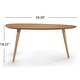 preview thumbnail 12 of 11, Elam Mid-Century Wood Coffee Table by Christopher Knight Home - 39.30" L x 23.60" W x 18.25" H