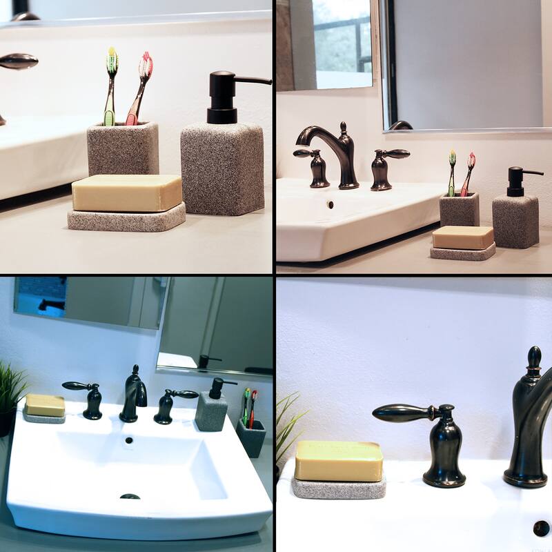Granite Collection Bathroom Accessory Set-4 pieces