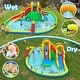 preview thumbnail 32 of 34, Costway Inflatable Water Slide Kids Bounce House Splash Pool