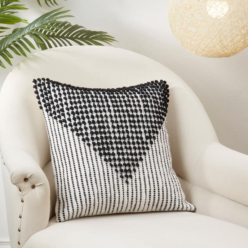 Woven Diamond Pattern Throw Pillow