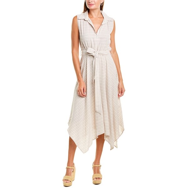 handkerchief midi dress
