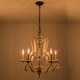 preview thumbnail 12 of 30, Bella Depot 5-Light Vintage Distressed Wood Pendant Light, Retro French Country Chandelier