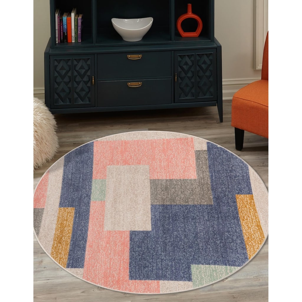 Contemporary Heloise Collection Area Rug