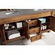 preview thumbnail 8 of 33, James Martin Vanities Brookfield 72" Double Vanity, Country Oak