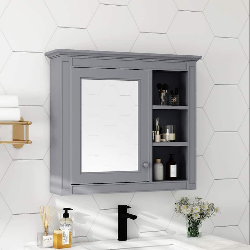 Modern Bathroom Wall Cabinet with Mirror